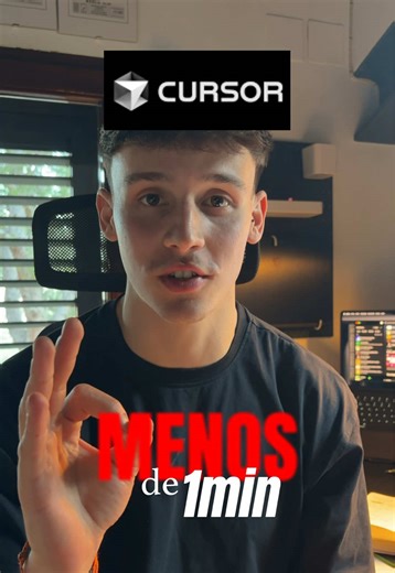 Cómo usar Cursor(AI) para crear tus proyectos y herramientas. #cursor #softwaredeveloper #startup