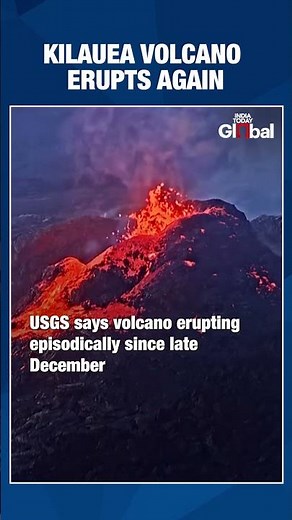 Hawaii’s Kilauea Erupts Again As Lava Fountains Surge Inside Halemaʻumaʻu Crater