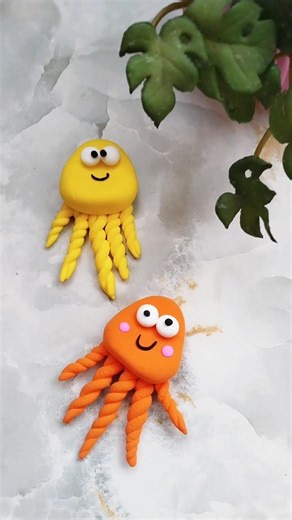 Amazing Clay Craft Idea 🐙. #foryou #clay #diy #shorts
