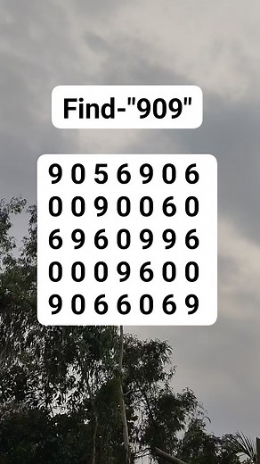Find : "909" #brainteaser #search #find | Math & Puzzle