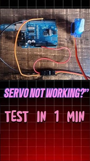 How to Test Servo Motor Using Arduino (Beginner Guide)⚡️🌐 #arduino #servo #circuits #shorts#trending
