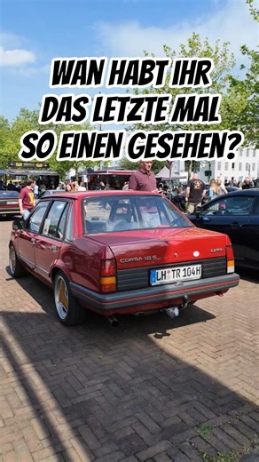 When was the last time you saw one of these? Opel Corsa A sedan #classiccar #opel #corsa