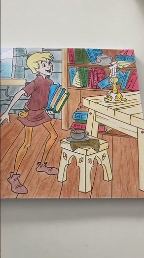 Coloriage Disney art thérapie merlin l enchanteur #disney #coloriage #arttherapy #merlin #art