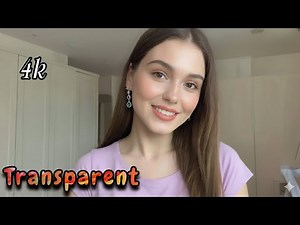 (4k) ✨See Through Transparent Ruby Fashion Haul Lingerie & Micro bikini Try - On Haul
