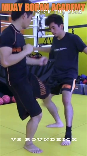 Muay Boran Martial Arts Technique: Kick the Round Kick #shorts