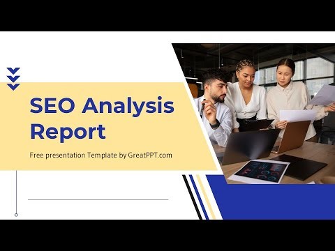 Free SEO Analysis Report Presentation Template by GreatPPT