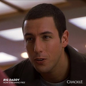Adam Sandler brings the laughs in Big Daddy, now available on Crackle. | Crackle