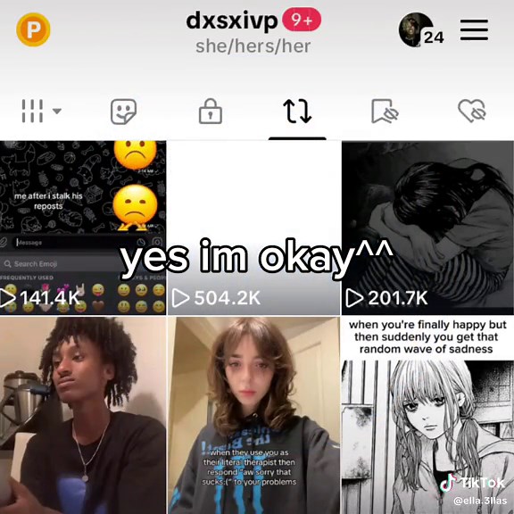 yes im okay:D... . . . . . . . uhm so today i cried at school becuase i...i was having a headache and my mind is just getting hurt and i started crying the person who comforts me is rihanna n mark and ty for comforting me yall are true friends (if you dont care about the story just dont comment and if you dont understand idk too..)