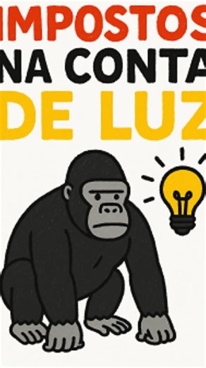 Lógica Macaquista - Finanças | Economia | Política Simples on Instagram: "Na sua conta de luz, tem muito mais do que o consumo de energia. ICMS, PIS, COFINS... tudo embutido e silencioso, drenando o seu bolso todos os meses. Neste vídeo, revelamos quem realmente está consumindo sua energia — e não é só o chuveiro! @doutor.equilibrio me desafiou para fazer a representação de seu vídeo da conta de luz no mundo de Gorivaldo. Desafio comprido! 🦍🍌"