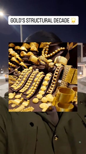 Gold's structural decade..!! #gold #geopolitics