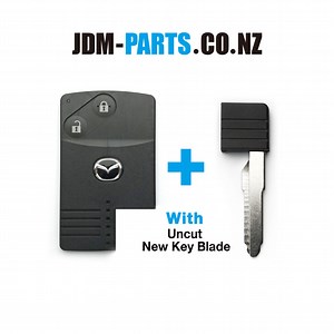 MAZDA CARD KEY Fob Genuine 2 Buttons ( Unlocked ) With New Uncut Blade » JDM-PARTS NZ