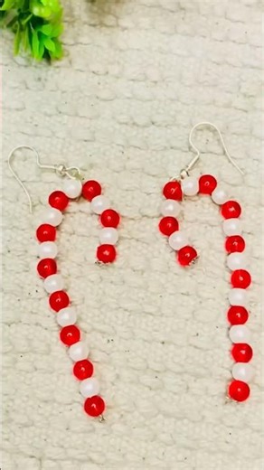 DIY Christmas Earrings #diy #cristmasdecor #craft #diyideas #christmas