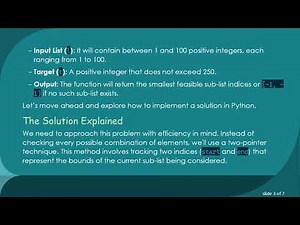 Finding the Consecutive Sub-list that Sums Up to a Key in Python