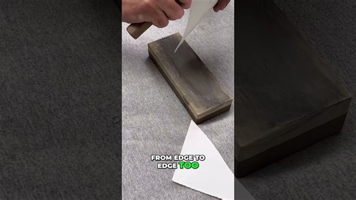 Edge-to-Edge Cutting Test: The Final Burr Check #shorts