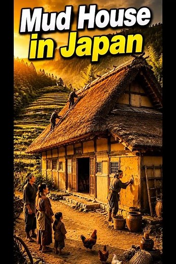 Inside Japan's Incredible Traditional Mud House #japan #MudHouse #shortfeed