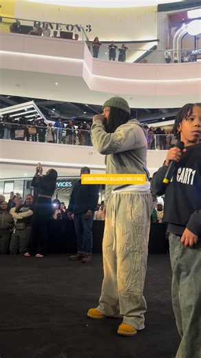 Brown Girl Grinding 🎥 on Instagram: "#fettywap literally SHUT DOWN American Dream Mall in his hometown of NJ.. with a surprise performance of Trap Queen .. during @djenvy ‘s Black History Month Family reunion spotlighting black own businesses, black creators, HBCUs and more .. when I tell y’all the people were going crazy for fetty .. love to see the love he’s receiving!!"