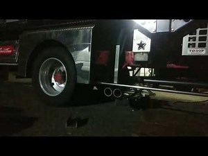 マニ割りダブルマフラー オリジナル激鳴きタイコEタイプ デコトラ マニワリ V8