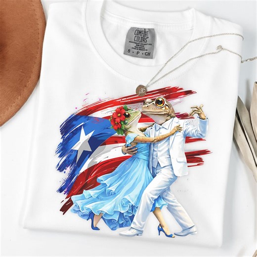 Puerto Rican Frog Tango PNG, Boricua Pride Design (digital Download) - Etsy