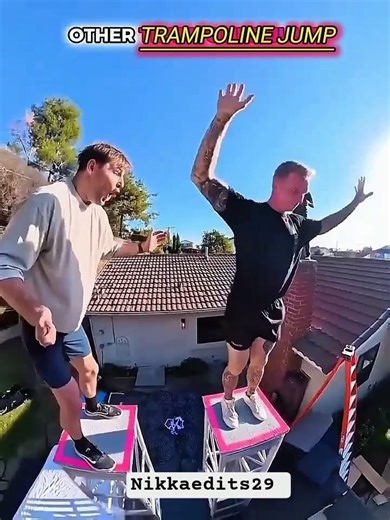 Normal Jump VS King Of Trampoline Jump
