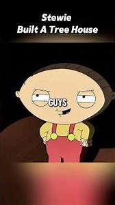 Stewie built a tree house 🏚 #familyguy #shorts