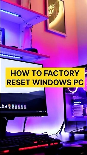 How to factory reset or format your computer using Command Prompt (CMD) #techtutorial #computer