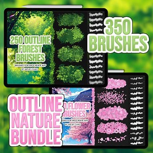 350 Procreate Brushes Bundle | Complete Digital Brush Set for Illustration, Painting, Sketching & Design - Etsy Canada