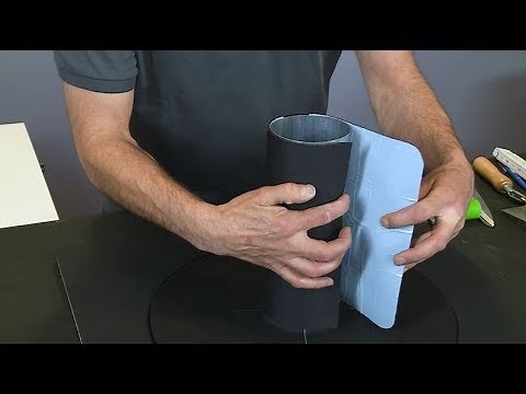 Dunstrohreinfassung mit selbstgefertigter RESITRIX® Manschette