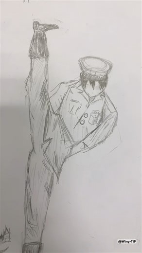 chinese military dancer trend x Kageyama✨