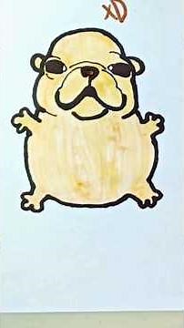 Dibujando al perrito 🐕 Pibble #artefácil #dibujo #tutorial