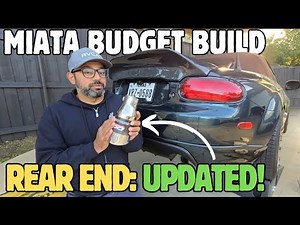 NC Miata Build: Rear-end improved! OEM Sport diffuser/valence, fins & exhaust tips install