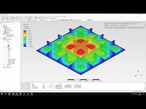 PrePoMax (CalculiX FEA) - Tutorial 48 - Stiffened panel