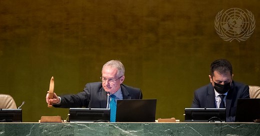 President of the General Assembly (closing)