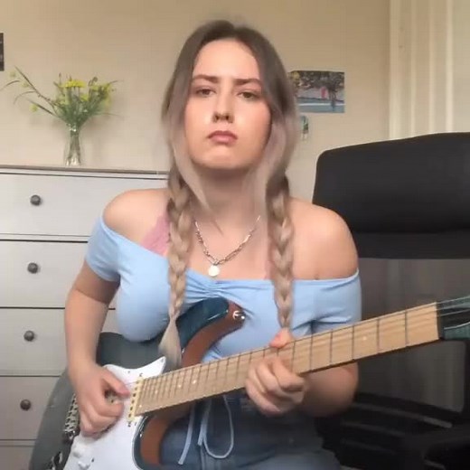 Blues Guitar Jamming with Yamaha Guitar