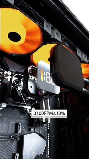 MONTECH HyperFlow Digital - Master the Game with Visible Cooling