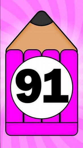 Learn Numbers 91–100 🔢 Fun Counting Song for Kids #shorts #shortsfeed #shortsviral #viral