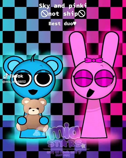 Sky x Pinki: The Best Duo in Sprunki Animation