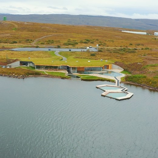 Vok Baths is a series of serene geothermal pools which allow guests to soak in hot water while surrounded by the cool water of Lake Urridavatn 🔥💧😌 #guidetoiceland | Guide to Iceland