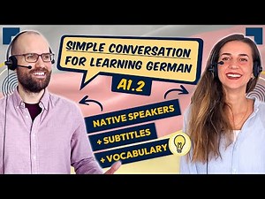 Conversation for Learning German A1.2 🎤✅ | EFFECTIVE Reading + Listening Exercise for Beginners