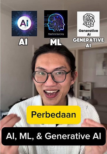 AI, ML, dan Generatif AI: Penjelasannya