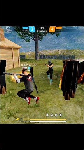 TP BOSS VS SKEthakor #freefire #shorts #funny #viral