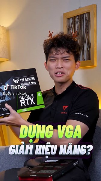 Dựng card màn hình đứng bằng Riser PCIe 3.0 có giảm hiệu năng không ? #thanhcongnghe #gearvn #cardmanhinh #vga #binhbear