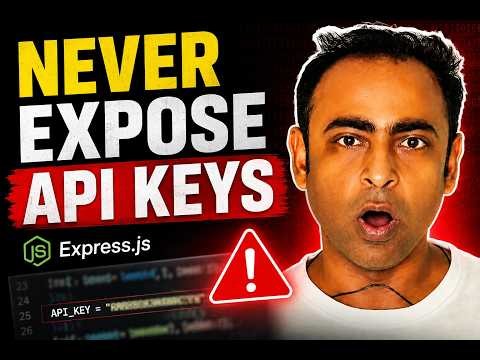 Never Hardcode your Secrets in Express Server | Use .env file instead