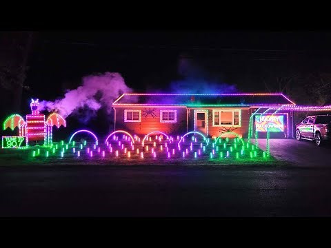 🎃 2025 FULL HALLOWEEN LIGHT SHOW! - Bridgeport's Brightest Lights