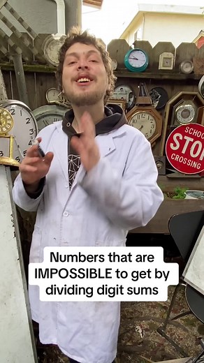 Ways to get some numbers by dividing digit sums, and the smallest impossible numbers to make this way! #comboclass #domotro #math #number #numbers #pattern #interesting