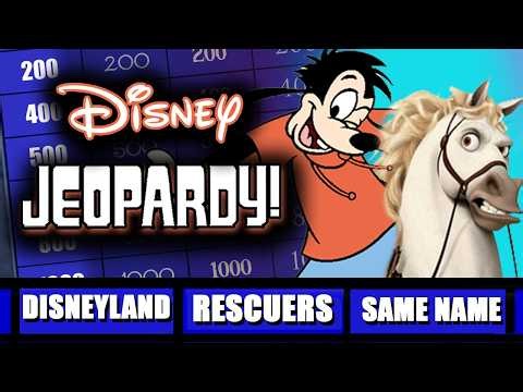 Disney Jeopardy • Same Name Characters & More