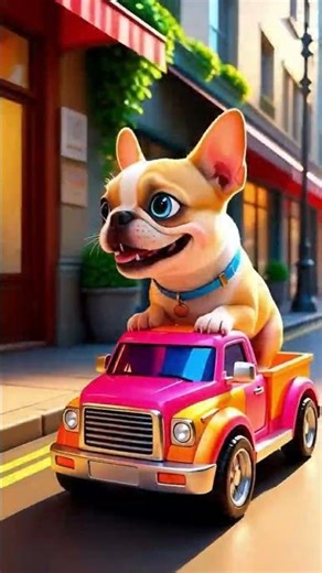 Bully’s Secret Ride Mission! Buys a Colorful Car and Ends the Day With Ice Cream on the Beach! 🚗🐶✨