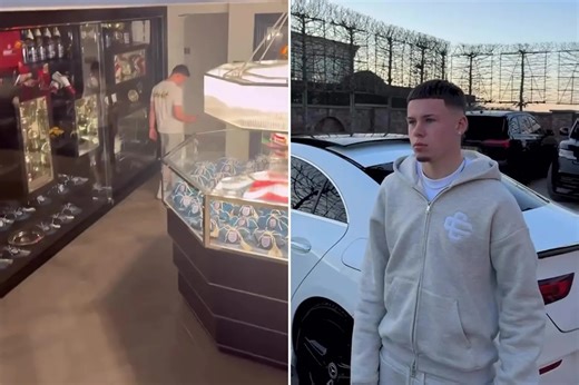 Wayne Rooney's son Kai, 16, gives glimpse inside £20m mansion with trophy room