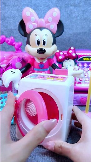 Satisfying with Unboxing Disney Minnie Mouse Laundry Playset Toys #disney #toys #minniemouse