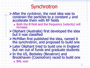 Synchrotron - SlideServe