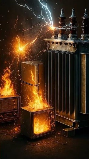 High Voltage to Home Power ⚡ | Real Transformer Breakdown on Utility Pole | How Electricity #shorts